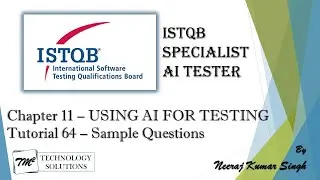 ISTQB AI Tester | Sample Questions on Chapter 11 | AI Tester Certification|AI Tester Sample Question