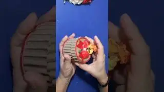 ideia de reciclagem com caixa de papelão