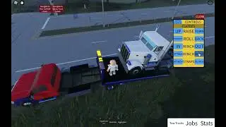 Roblox but playing towing sim x!