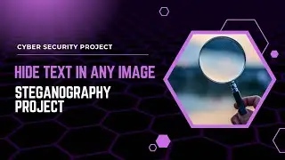 Steganography GUI with Python | Hide & Extract Secret Text from Images