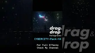 CYBERCITY Pack 4k - Intro #effects #greenscreen #mobilevfx #cybercity