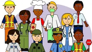 Helpers of our society for kids | Community helpers name in english | Society helpers 