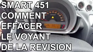 Smart 451 - Erase the service warning light