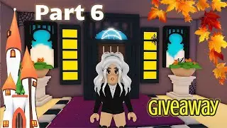 PART 6 🍂Autumn Castle Speed Build Giveaway❗#roblox #adoptme #speedbuild #giveaway #build #housebuild