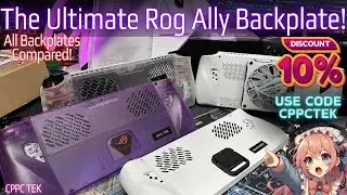 The Ultimate ROG Ally Backplate Showdown! LOWER TEMPS! - HandheldDIY Wins 1st Place! SAVE 10% !!