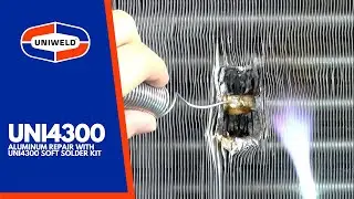 Aluminum Repair with UNI4300 Soft Solder Kit