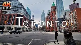 Toronto Downtown Walking Tour - 4K [ UHD 60FPS ]