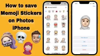 Cara save memoji stickers di Photos iPhone [eng sub]