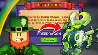 Dragon Adventures ST. PATRICK'S DAY CODES 2025! *SECRET* Roblox