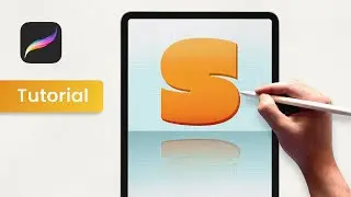 How to Make Reflected Letters in Procreate (Tutorial)