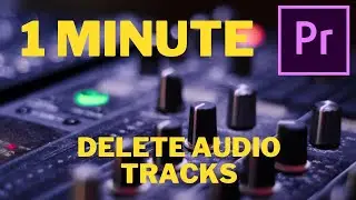 How to delete audio from multiple clips Fast Tutorial Premiere pro