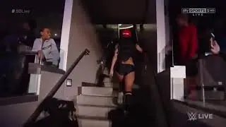 Nikki Bella Sexy Butt Climbing Stairs