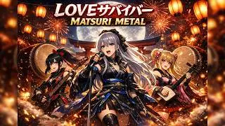 🎸【忍者戦士飛影 OP】LOVEサバイバー / HIT BOY – MATSURI METAL Cover | MIRAGE PHANTOM