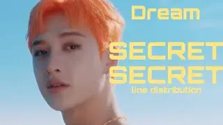 DREAM Secret secret // line distribution