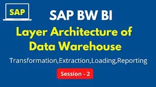 Layer Architecture of Data Warehouse(LSA) in SAP BWBI | Transformation,Extraction,Loading,Reporting