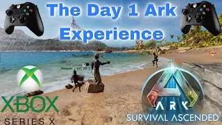 First Day Ever On Ark Survival Ascended Console Only Official PvP (Xbox)