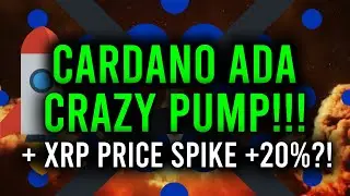 🚀CARDANO ADA LISTED ON COINBASE! HUGE PUMP + XRP PRICE MANIPULATION IS SHOWING! IS IT RIPPLE'S DOING
