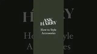 No matter who you are, every man should have these six staple accessories. #AskHarry