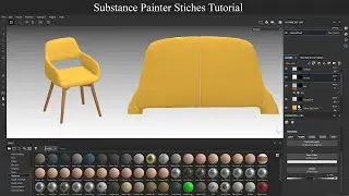 Substance painter tutorial:How to create Stitches-Stitches tool for substance painter-
