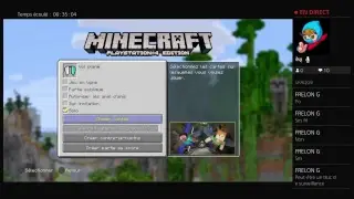 LIVE (VIDEO) Présantation de la Mise à jour Minecraft PS4