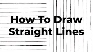 How To Draw Straight Lines Freehand? Architecture Drawings Tutorial