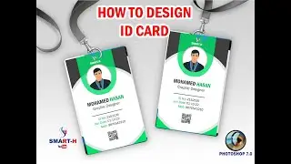 HOW TO DESIGN ID CARD - PHOTOSHOP (SIMPLE METHOD)