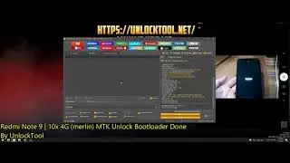 Unlock Bootloader Xiaomi MTK  Redmi Note 9   10X 4G  merlin  Done By UnlockTool Gsm lalit