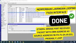 Perbaiki Looping di Mikrotik Jaringan LokAL