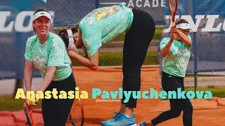 Anastasia Pavlyuchenko all round work  at the Mouratoglou Academy