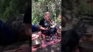 Звуковая медитация с поющими чашами на Ильяс-Кая