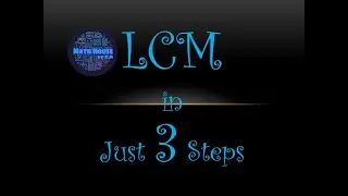 Introduction of LCM | How to find LCM by Z.A