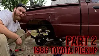 I learn how to change drum brakes… Restoring My Grandpa’s 1986 Toyota Pickup (Part 2)