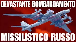 Devastante bombardamento missilistico russo.