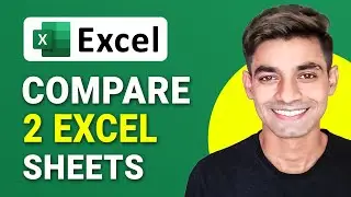How to Compare Two Excel Sheets Data (MOST EASIEST WAY)