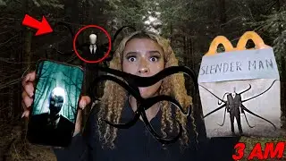 DO NOT EAT A SLENDER MAN HAPPY MEAL IN SLENDER MAN'S FOREST AT 3AM (IT WAS TERRIFYING!!!)