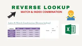 Match & Index combination || Lookup function || Reverse lookup || Excel formulas || AROFFICIAL.
