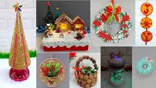 DIY 8 Economical Christmas Decoration ideas from Simple materials | DIY Christmas craft idea🎄365