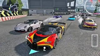Drive Zone Online || Bugatti Chiron Street Race, Skill Test Gameplay
