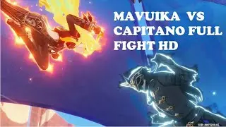 Pyro Archon Mavuika vs Capitano Full Fight HD Cutscene in Natlan Archon Quest 5.0 Genshin Impact