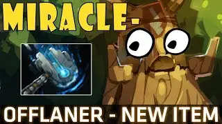 Dota 2 7.07b - Miracle- Treant Protector Offlaner with Meteor Hammer
