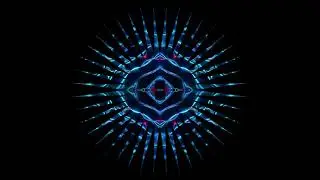 Free Multi-Colored Neon Music Equalizer Background VJ Loops Animation || Disco Ball || stock footage