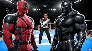 BLACK PANTHER VS DEADPOOL - EPIC BATTLE