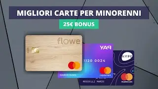 Le Migliori Carte Prepagate per Minorenni - Hype, Flowe, Yap | 25€ Bonus