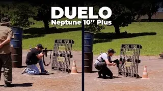 Duelo em Pista com Obstáculos - Rifle de airsoft Neptune 10' Plus