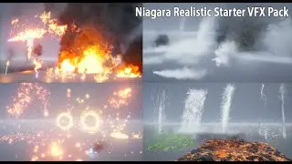 Niagara Realistic Starter VFX Pack All Effects [UE4]