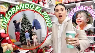 DECORANDO EL PINITO DE NAVIDAD EN FAMILIA ⎪ASI REACCIONO MI BEBE 💖