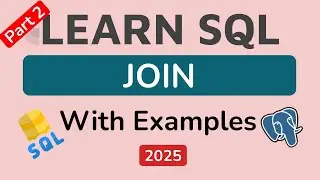 SQL JOIN with Example | INNER JOIN, LEFT JOIN, RIGHT JOIN, FULL OUTER JOIN | PostgreSQL Tutorial #11