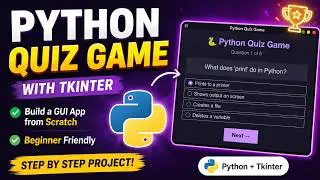 Build a Python Quiz Game with Tkinter | Beginner Project