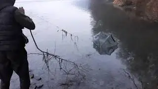 Ловим малька на Раколовку для запуска в пруд.