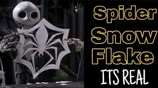 Diy spider🕷️ Snow flake it's real | CRAFT TAG |#shorts